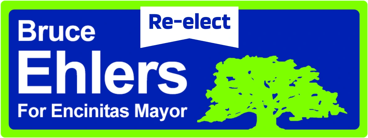 Re-elect Bruce Ehlers — Encinitas Mayor